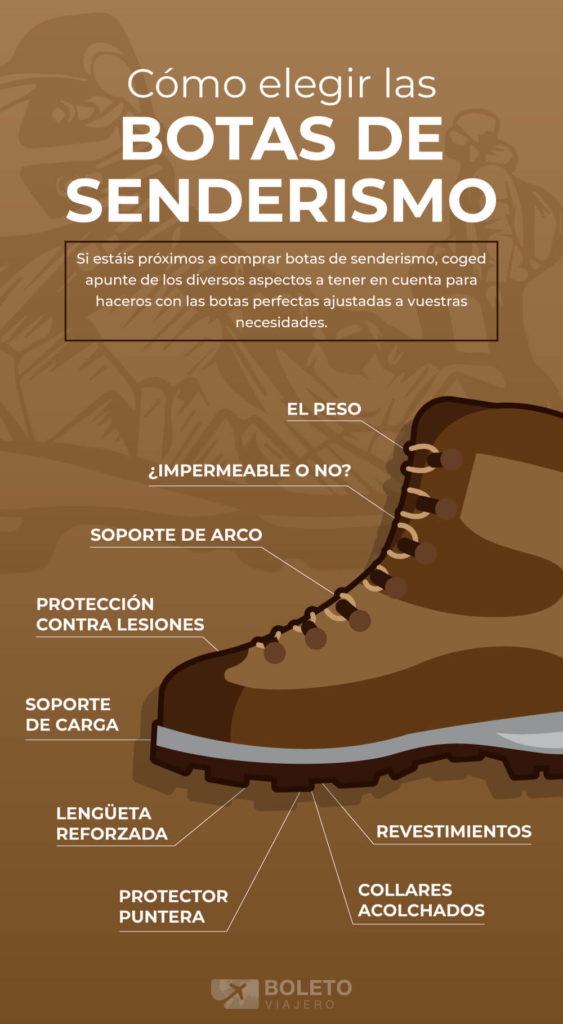 Como elegir las botas de senderismo